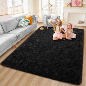 Super Soft Fluffy Area Rugs for Bedroom Living Room,4ftx6ft Shaggy Floor Carpets